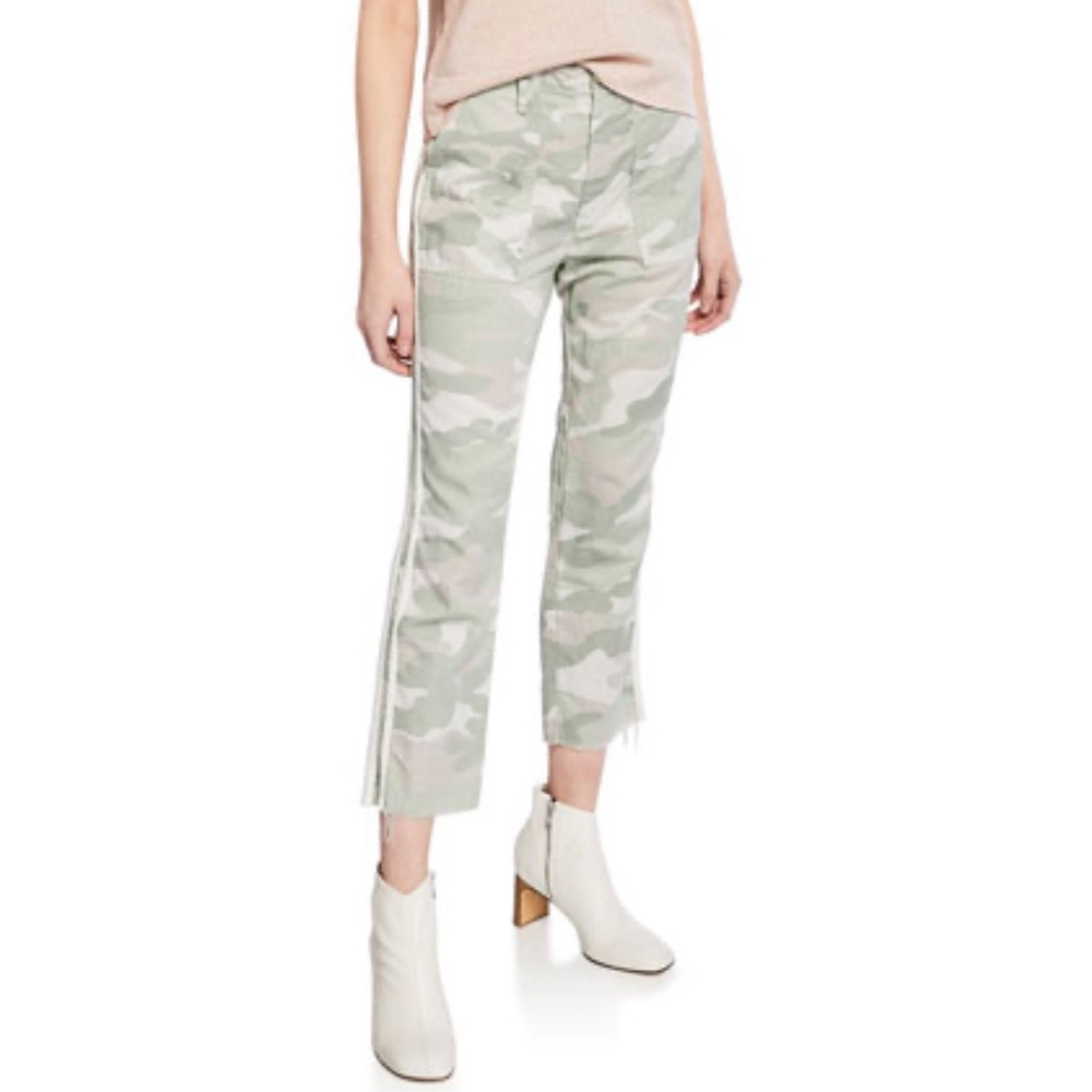 NWT Mother Shaker Crop Chop Fray